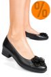 Pantofi negri piele naturala 2s7756br-ii