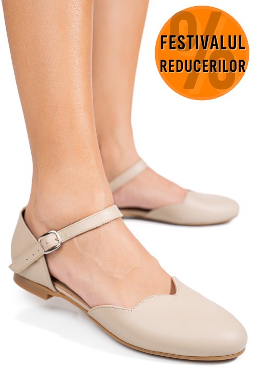 Balerini nude piele naturala 3s7719
