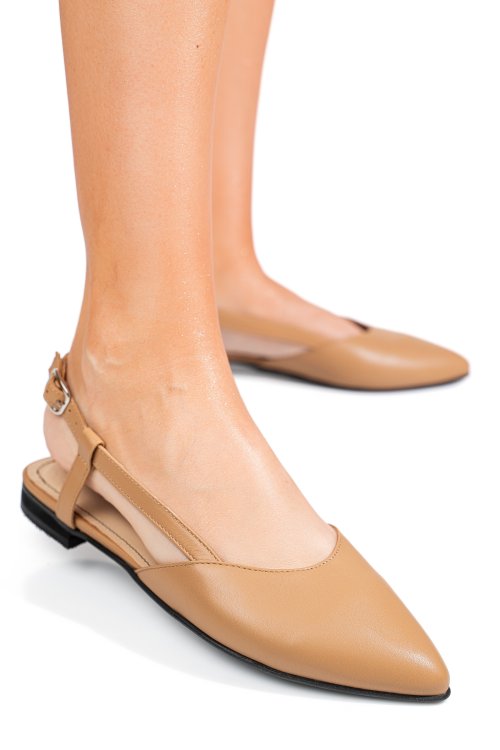 Balerini nude piele naturala 3s7725