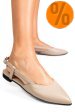 Balerini bej piele naturala 3s7725-ii