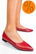 Balerini rosii piele naturala 3s7707