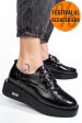 Pantofi negri piele naturala lacuita 1s77474