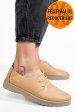 Pantofi bej piele naturala as77150