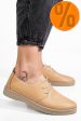 Pantofi bej piele naturala as77150