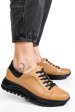 Pantofi sport maro piele naturala 3s77011b