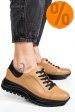 Pantofi sport maro piele naturala 3s77011b