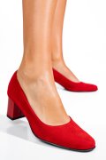PANTOFI GUBAN ROSII PIELE NATURALA INTOARSA 3S77475