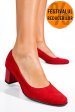 Pantofi rosii piele naturala intoarsa 3s77475