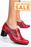 PANTOFI ROSII PIELE NATURALA 1S77515PA