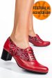 Pantofi rosii piele naturala 1s77515pa