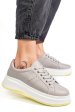 Pantofi sport light grey piele naturala fsp002-283