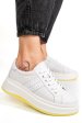 Pantofi sport white piele naturala fsp002-283