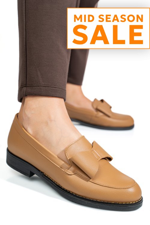 Mocasini nude piele naturala 2s77110b