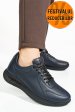Pantofi sport albastri piele naturala 4s77003