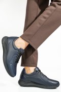 PANTOFI SPORT ALBASTRI PIELE NATURALA 4S77003