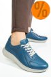 Pantofi sport bleu piele naturala 4s77003