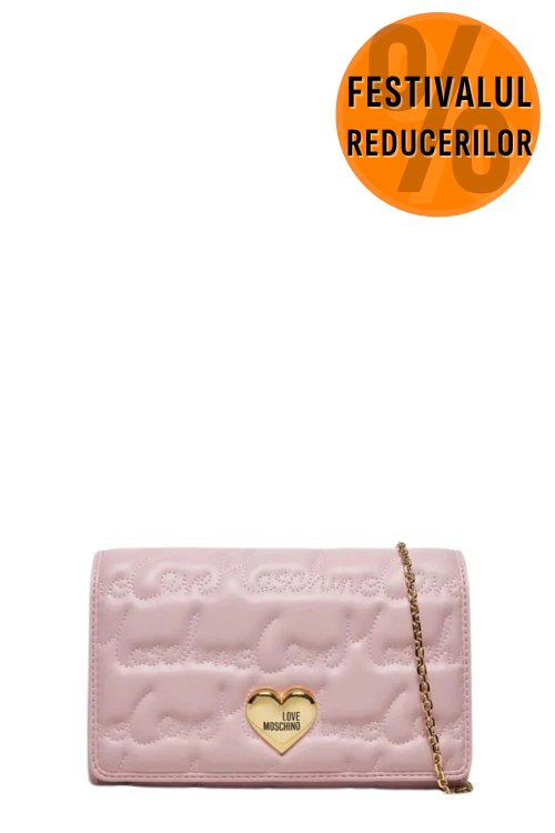 Geanta love moschino red 128pp1llj0600