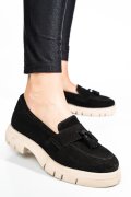 MOCASINI NEGRI PIELE NATURALA INTOARSA TIM-672