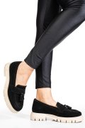 MOCASINI NEGRI PIELE NATURALA INTOARSA TIM-672
