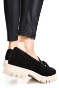 MOCASINI NEGRI PIELE NATURALA INTOARSA TIM-672