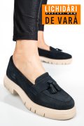 MOCASINI BLEUMARIN PIELE NATURALA INTOARSA TIM-672