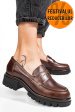 Mocasini maro piele naturala 7s7755034