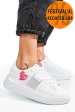 Soprani couture, pantofi sport white scw414882