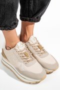 SOPRANI COUTURE, PANTOFI SPORT BEIGE SCW423P04