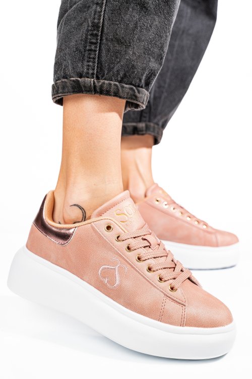 Soprani couture, pantofi sport pink scw424p16