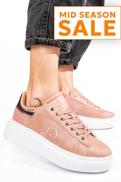 Soprani couture, pantofi sport pink scw424p16