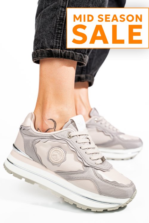 Soprani couture, pantofi sport grey scw423p06