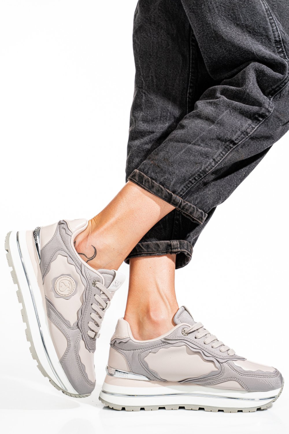 SOPRANI COUTURE, PANTOFI SPORT GREY SCW423P06
