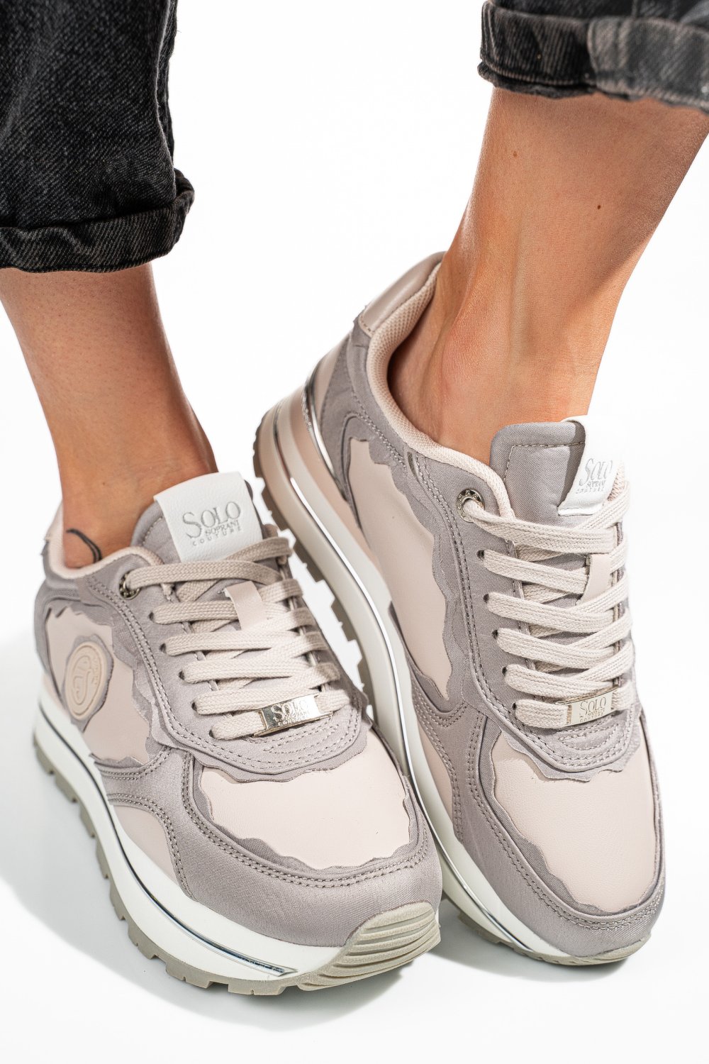 SOPRANI COUTURE, PANTOFI SPORT GREY SCW423P06
