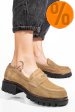 Mocasini maro piele naturala intoarsa 7s7755034