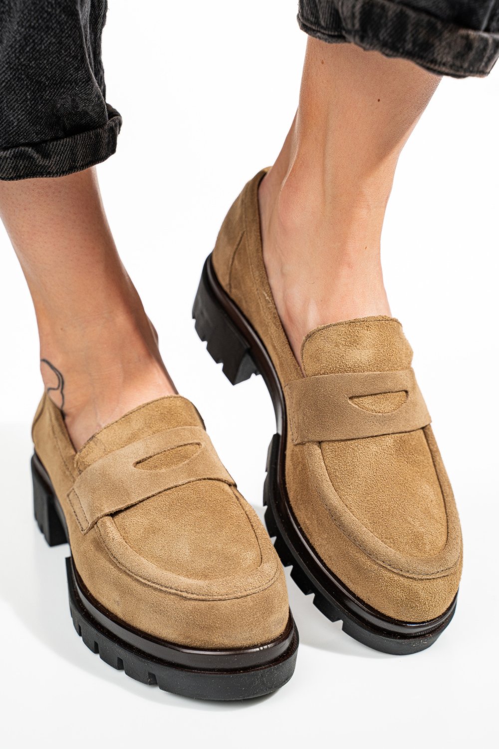 MOCASINI MARO PIELE NATURALA INTOARSA 7S7755034