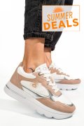 SOPRANI COUTURE, PANTOFI SPORT WHITE NUDE SCW422P09