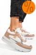 Soprani couture, pantofi sport white nude scw422p09