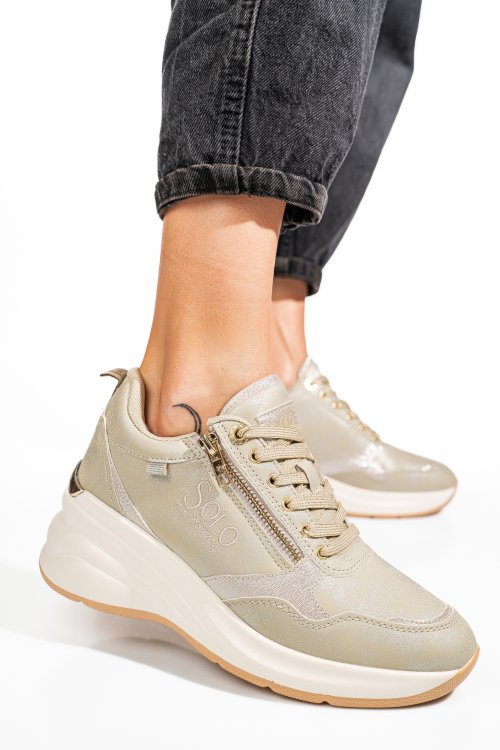 Soprani couture, pantofi sport silver scw422p20