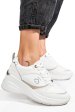 Soprani couture, pantofi sport white scw422p22