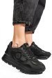 Soprani couture, pantofi sport black scw423p06