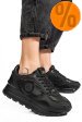 Soprani couture, pantofi sport black scw423p06
