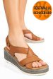 Sandale maro piele naturala ds77elta06