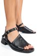 Sandale negre piele naturala 4s7767