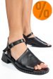 Sandale negre piele naturala 4s7767