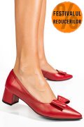 PANTOFI ROSII PIELE NATURALA 1S77507