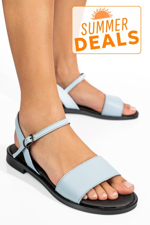 Sandale albastre piele naturala 2515050