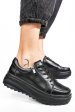 Pantofi sport negri piele naturala tsp3092