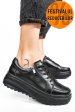 Pantofi sport negri piele naturala tsp3092
