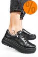 Pantofi sport negri piele naturala tsp3092