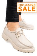 MOCASINI BEJ PIELE NATURALA 4S77247